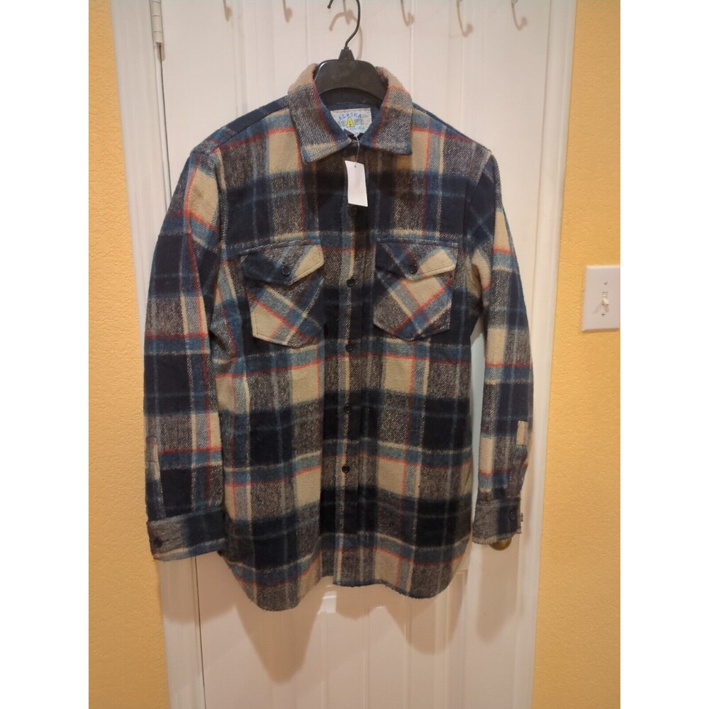 Alaska wilderness gear flannel weave woven Mens L